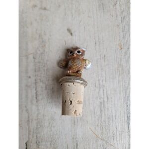 Unique vintage owl wine stopper topper bird‎ home decor kitchen Xmas